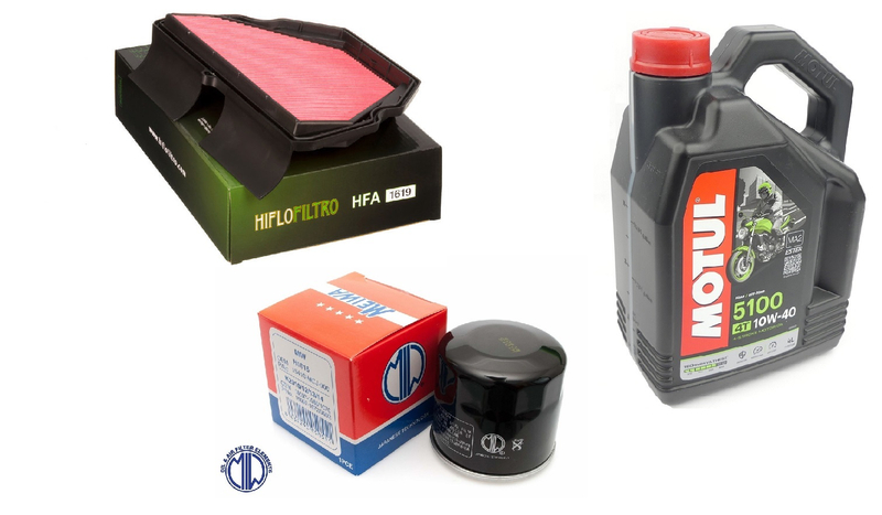 Filtr powietrza oleju HF204 Motul 5100 10w40 Honda CBR 600 01-07r PC35 F4I