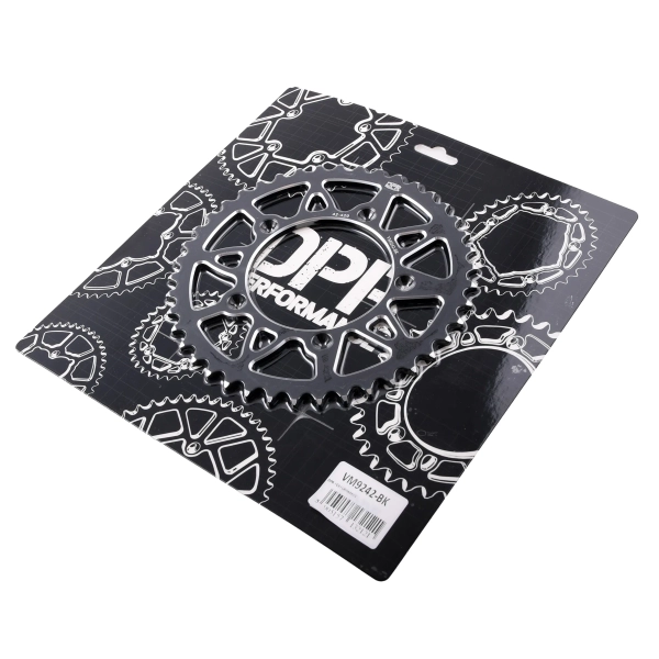 Zębatka tył 42z 420 aluminiowa czarna V2 Simson S53 DPR Performance