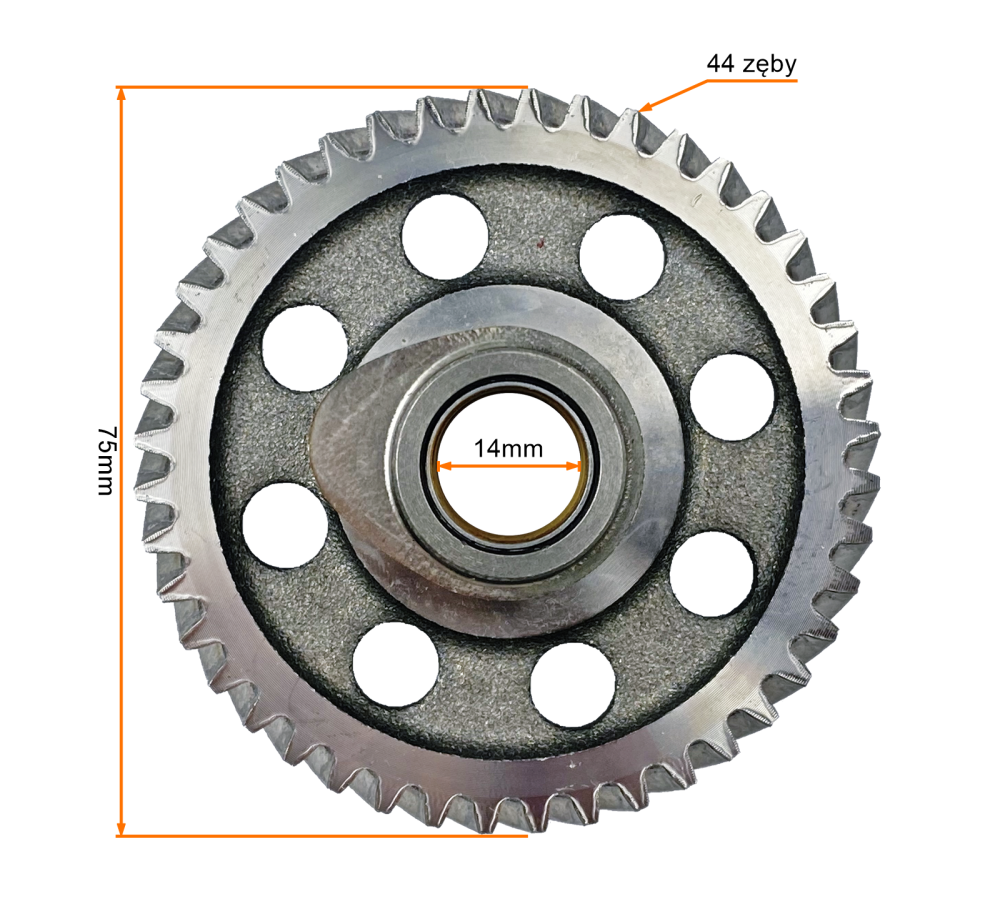 Koło zębate rozrządu bez wałka Romet Zetka 125cc RM 125 K 125 Z 125