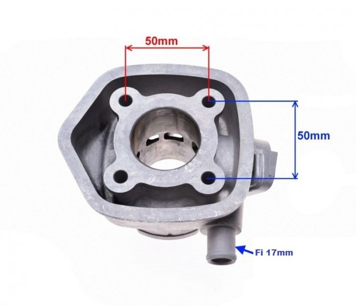 Cylinder yamaha aprilia ktm 50ccm ceramiczny kpl.