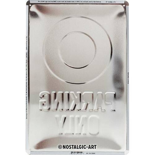 Tablica plakat 20x30 BMW Parking Only