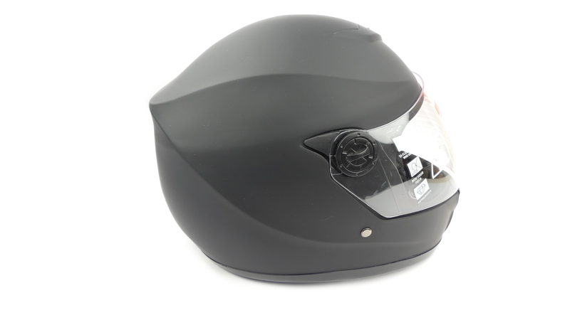 Kask na motocykl skuter motorower czarny mat
