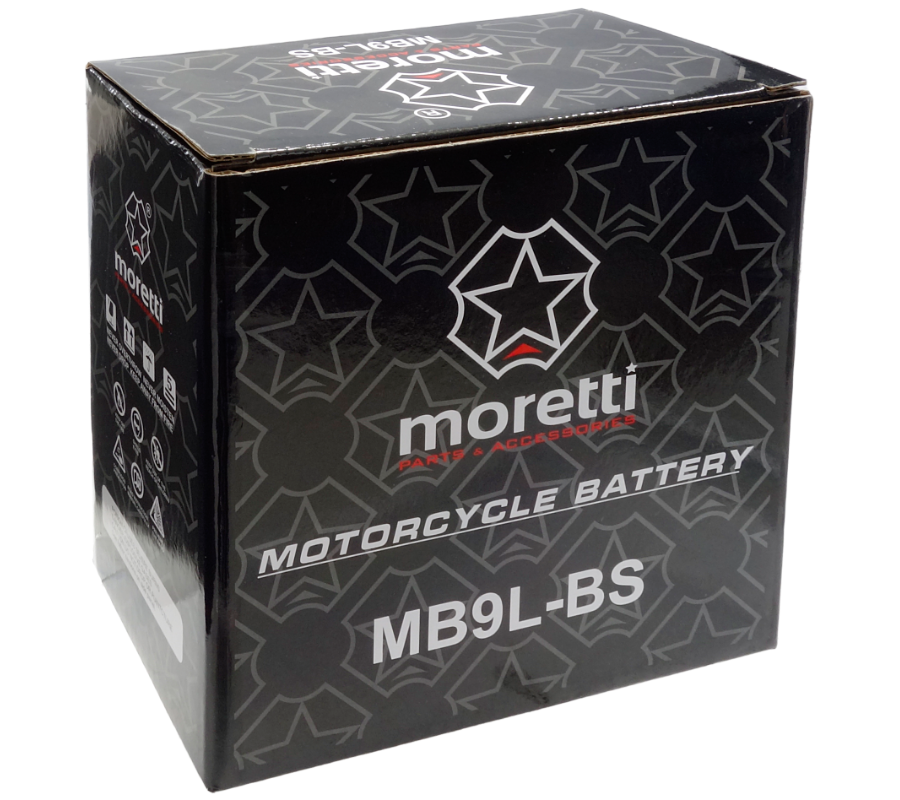 Akumulator Moretti 12V AGM (Gel) MB9L-BS / 12N9-3B 12N9-BS rd200 tgb tapo