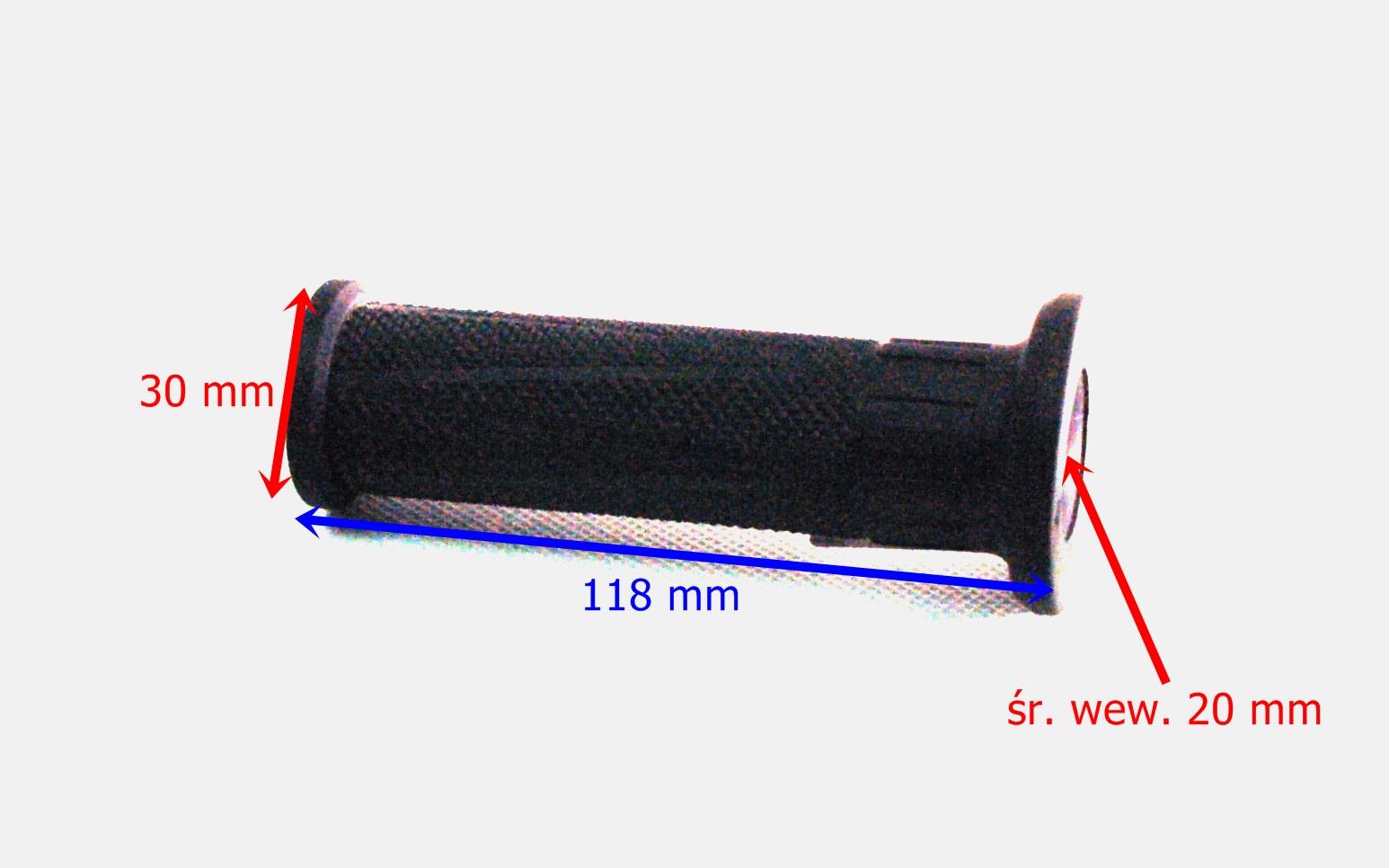 Manetka lewa do motoroweru Barton Flex