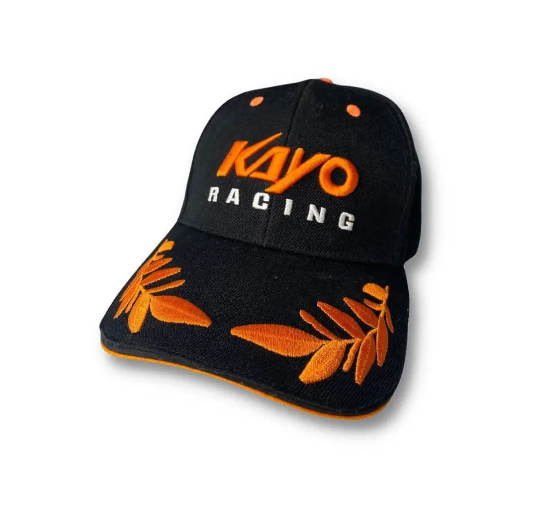 Czapka z daszkiem czarna Kayo regulowany pasek oddychający materiał