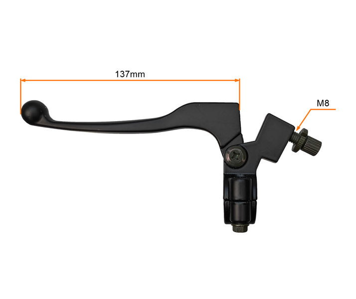 Dźwignia sprzęgła z mocowaniem quad 150 200 250 Bashan MRF pitbike cross