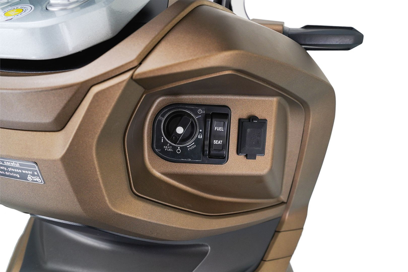 Skuter Barton X-Trail 125 ABS brązowy