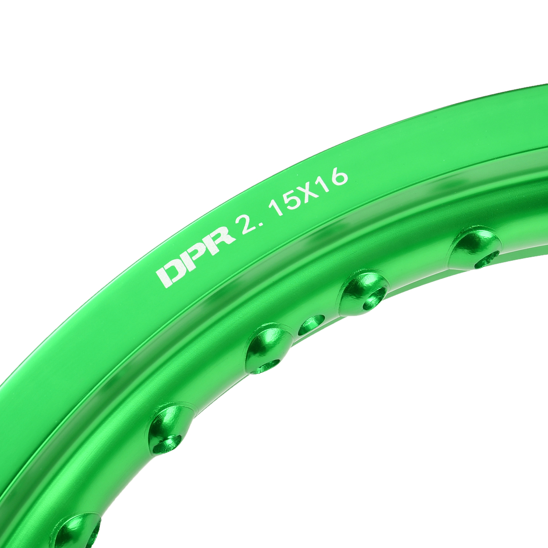 Obręcz koła aluminiowa zielona 2,15x16 Simson MZ ETZ DPR Classic