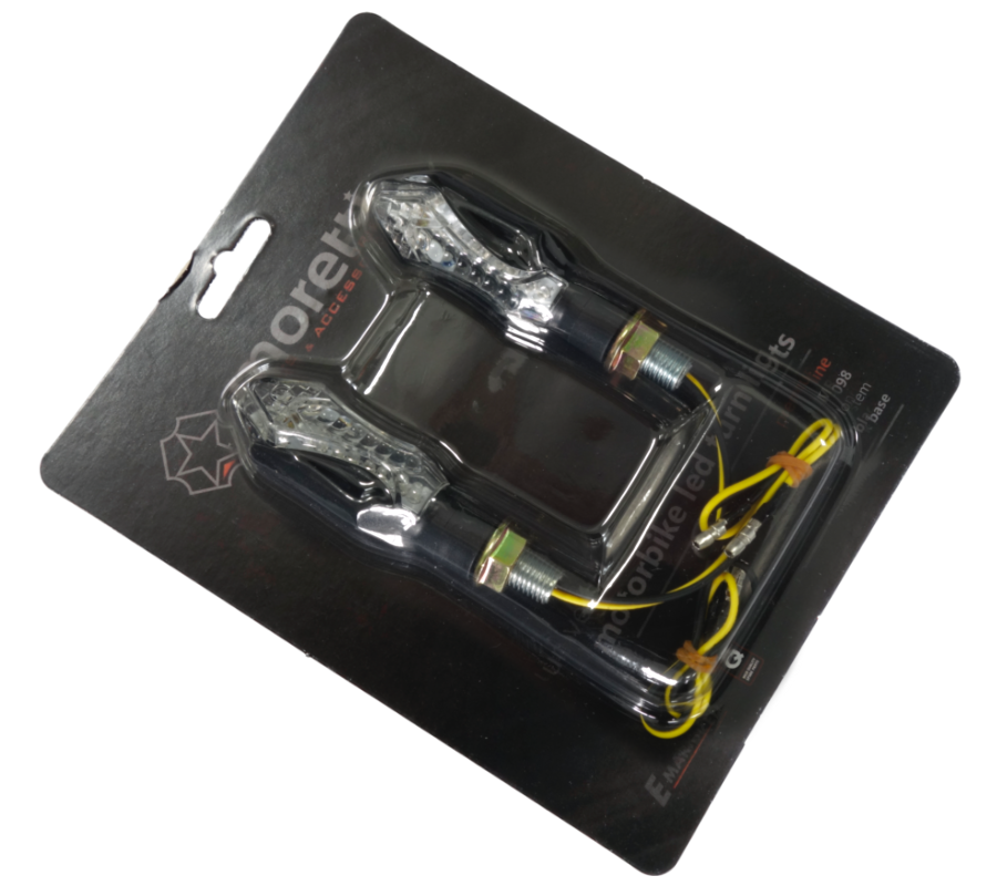 Kierunkowskazy uniwersalne MRT-098 ledowe czarne