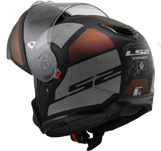 Kask szczękowy LS2 FF908 STROBE II ORION M.BL.PUR.BLU homologacja ECE 22.06