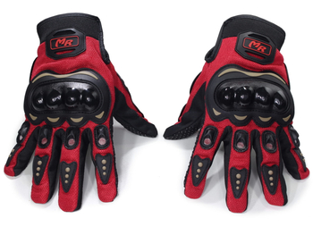 Probiker Rękawice Rękawiczki Letnie Krótkie Red