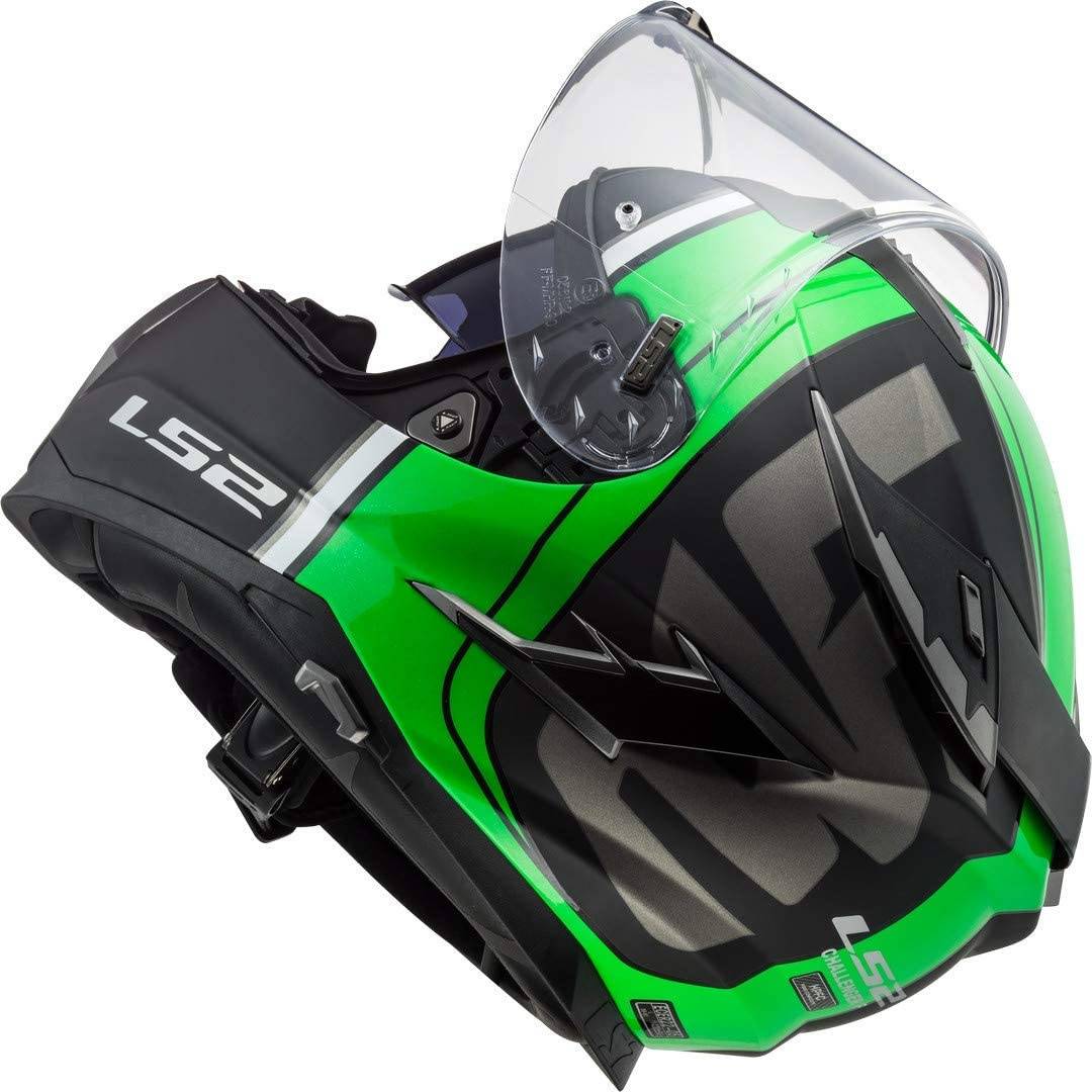 Kask ls2 ff327 challenger randy matt black green