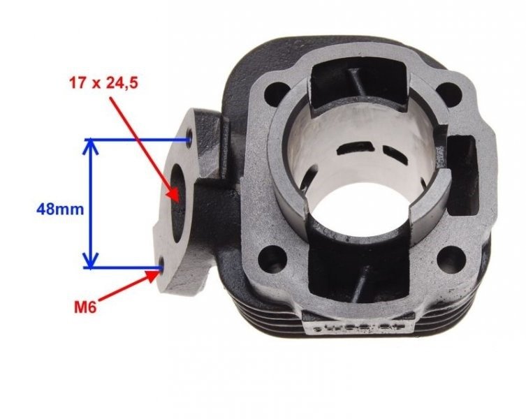 Cylinder 50ccm 40mm yamaha jog aprilla sr 3kj 2t