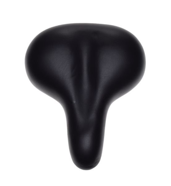 Siedzenie rowerowe czarne na sprężynie jarzemko