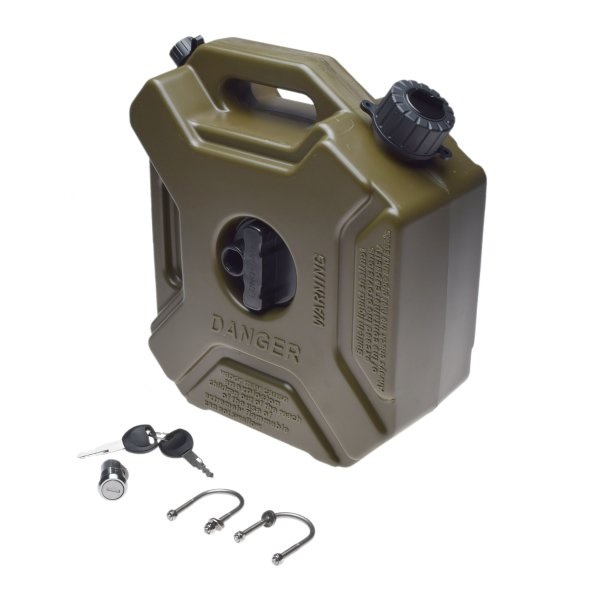 Kanister zbiornik na paliwo olej z uchwytem 5 LONG-HAUL zielony
