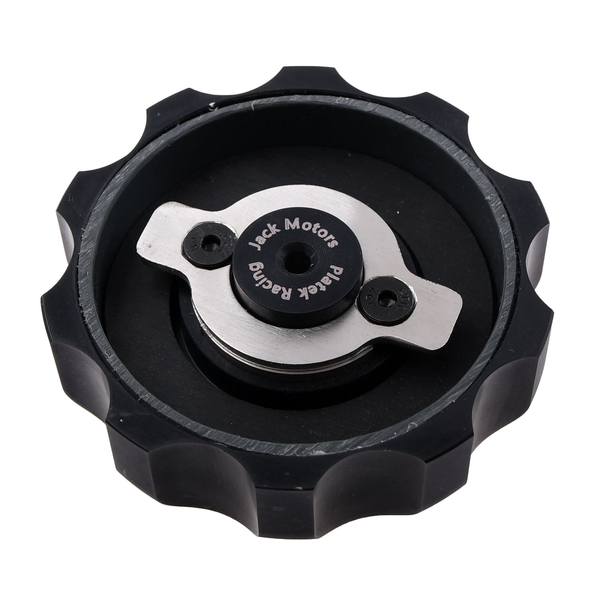 Korek zbiornika paliwa czarny aluminiowy z odpowietrznikiem Simson