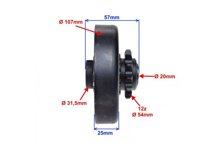 Sprzęgło odśrodkowe do Lifan gokart 160 200 Honda