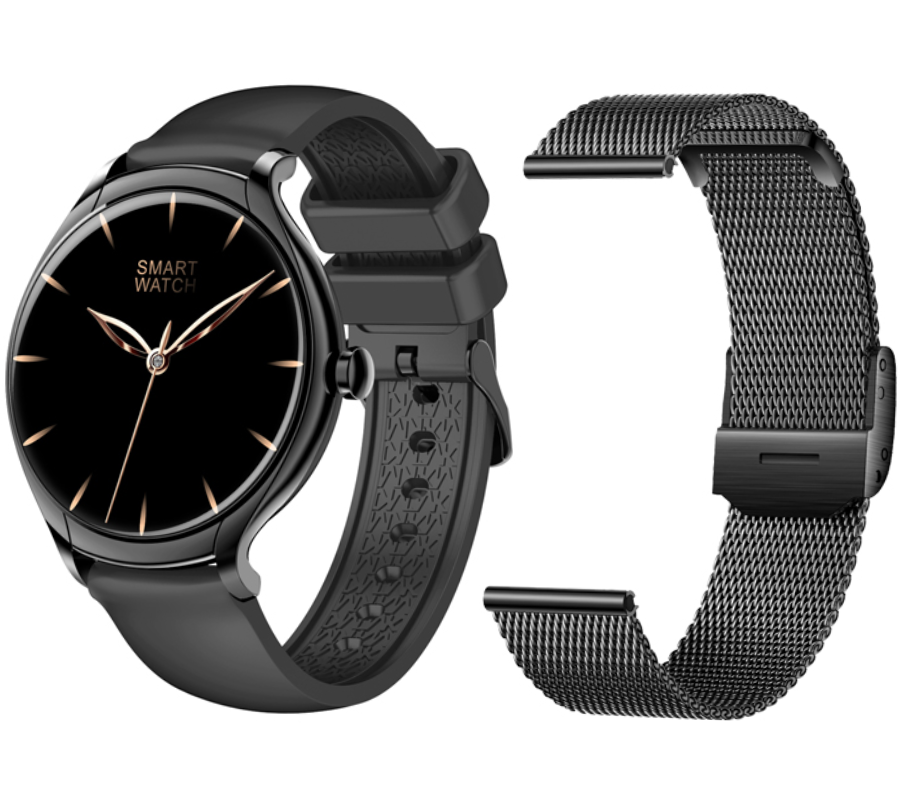 Smartwatch zegarek Rubicon męski damski RNCF13 czarny Bluetooth tryby sport