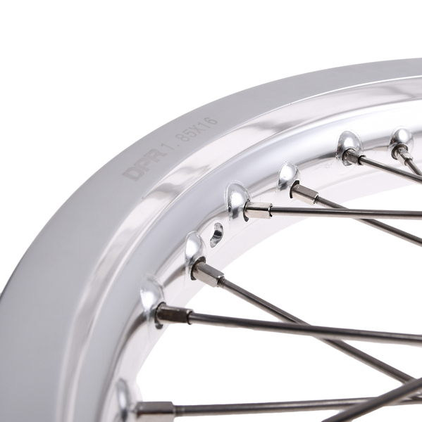 Koło jezdne 1,85x16 Simson S51 alu szprychy inox DPR