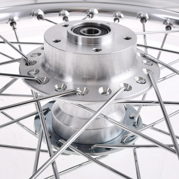 Koło jezdne 1,85x16 Simson S51 alu szprychy chrom DPR