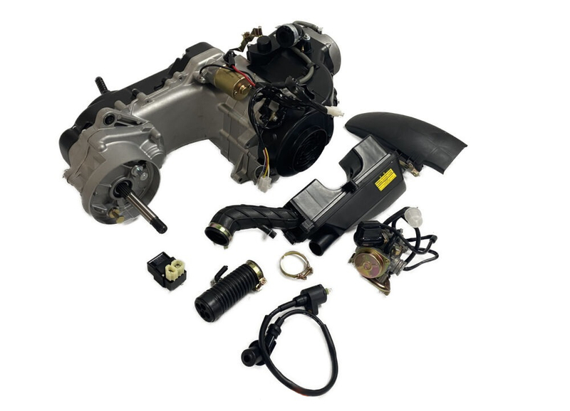 Silnik 139QMB 4T GY6 80cc pokrywa 40cm bęben długi wałek filtr gaźnik