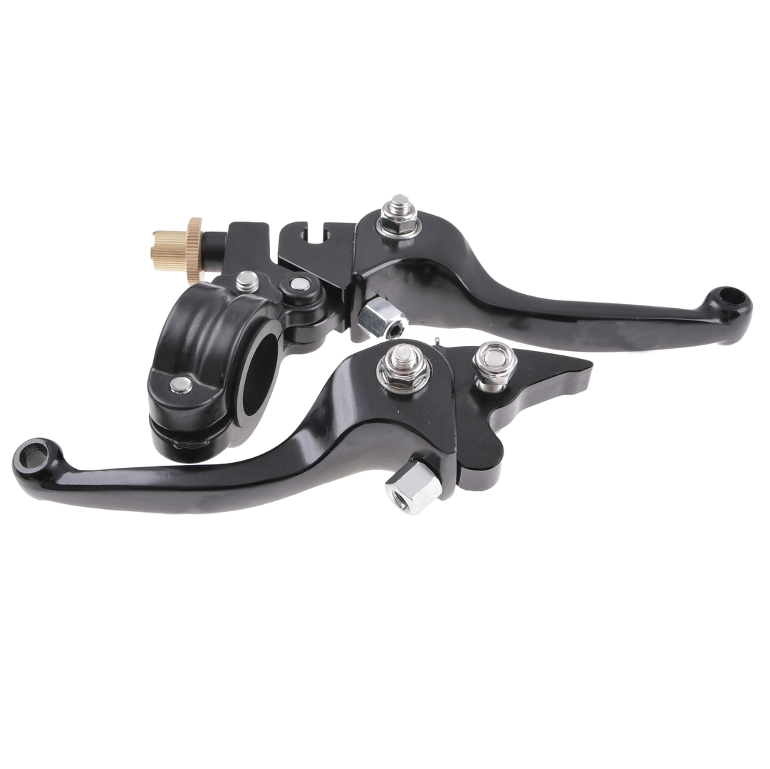 Dźwignie klamki hamulca sprzęgła ASV krótkie czarne Racing Force