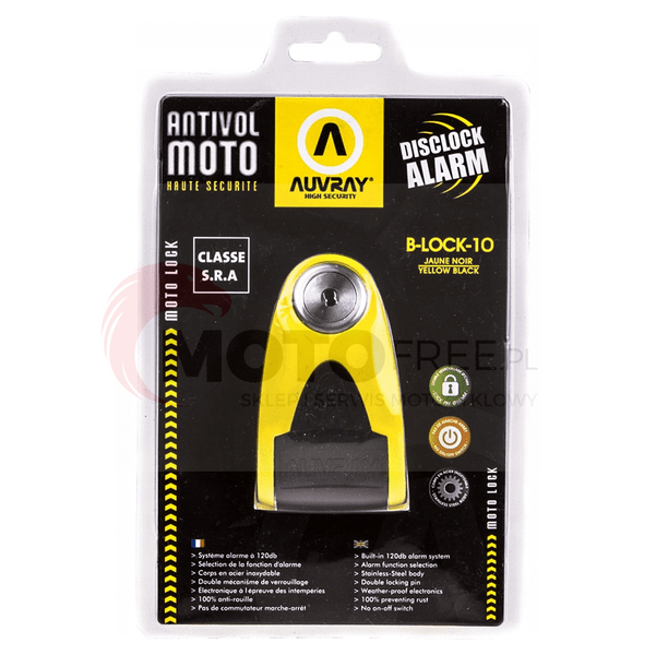 AUVRAY Blokada Na Tarczę z Alarmem B-LOCK 10mm