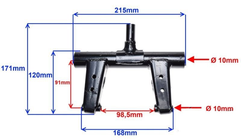 Mocowanie Uchwyt Silnika 4t GY6 139QMB Chiński Skuter