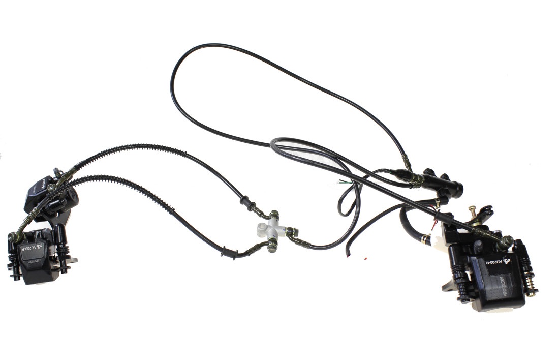 Hamulec kompletny quad Kayo AU200 - ciągnik T3B