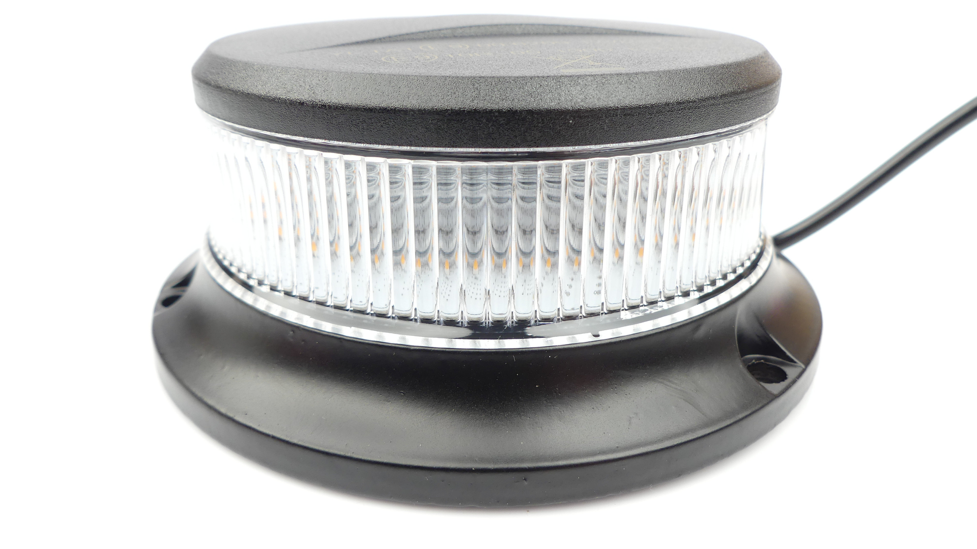 Lampa Błyskowa Kogut 18LED PICO Biała R65 Magnes