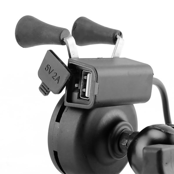 Uchwyt Motocyklowy z Ładowarką RAM L-metal USB