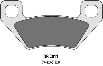 Delta Braking klocki hamulcowe Arctic Cat Kymco