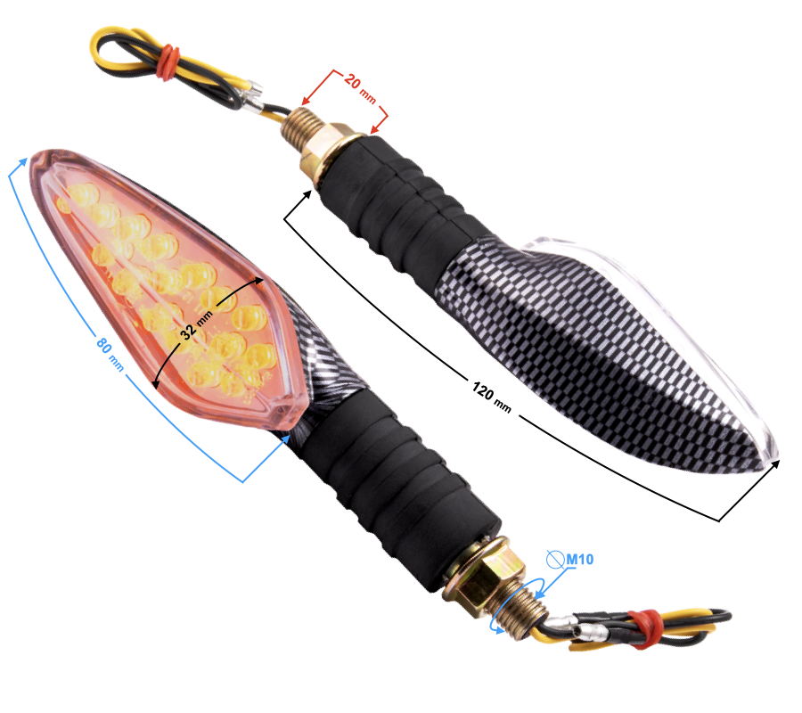 Kierunkowskazy uniwersalne MRT-090 ledowe E-mark