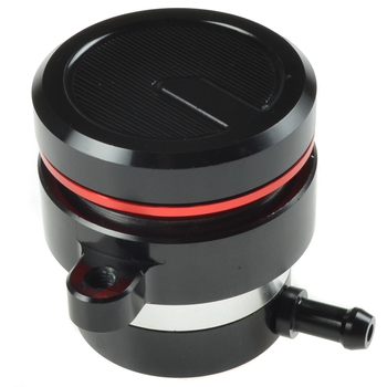 Zbiorniczek płynu hamulcowego uniwersalny aluminiowy czarny Racing Force