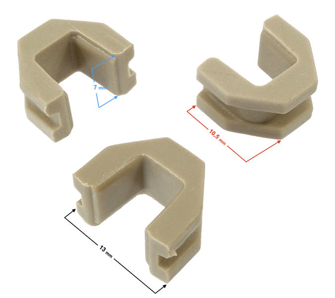 Plastik ślizg wariatora skuter 4T GY6 50ccm 1 szt.