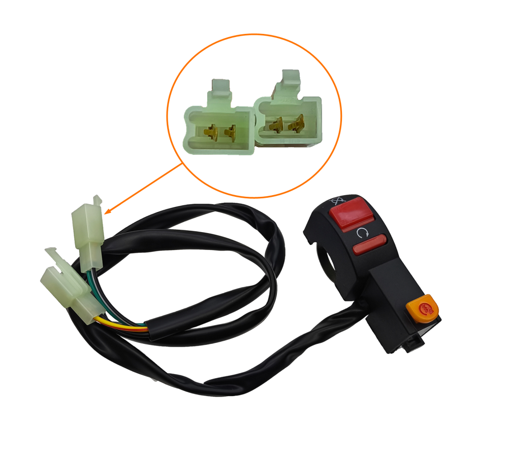 Wyłącznik / włącznik zapłonu quad atv cross kostka (2+2)