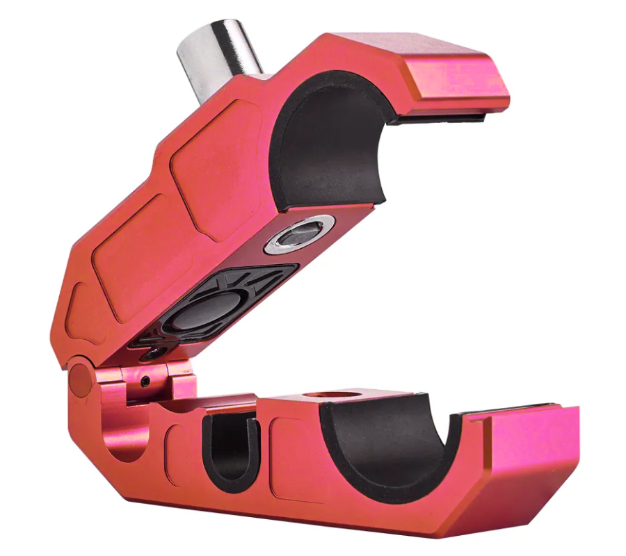 Kovix grip lock blokada dźwigni hamulca z alarmem 120dB czerwona