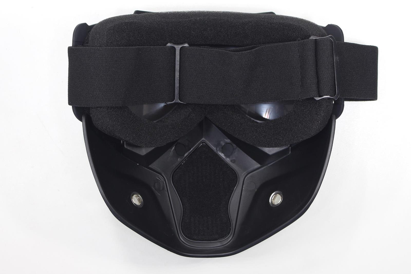 Gogle z maską rowerowe motocyklowe cross quad atv WB H-03