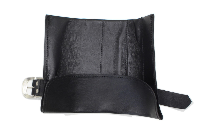 Sakwa torba na narzędzia czarna ekoskóra