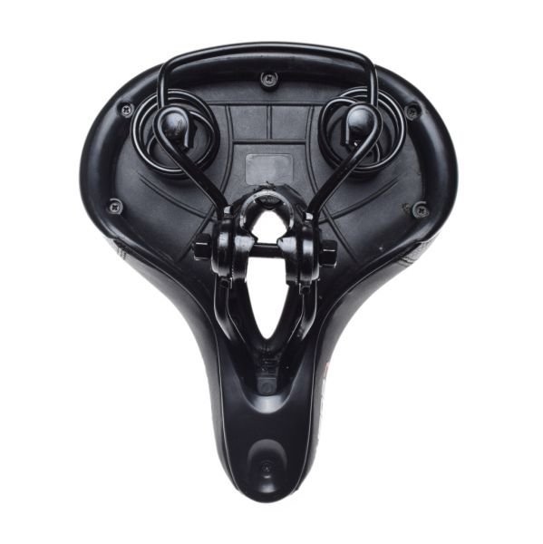 Siedzenie Rowerowe Na Sprężynie Czarne Leoshi