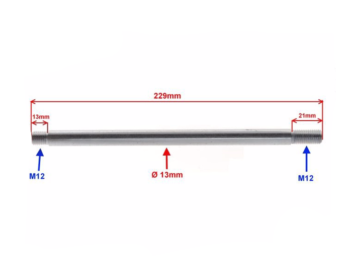 Oś ośka wahacz wahacza simson s50 s51 enduro 