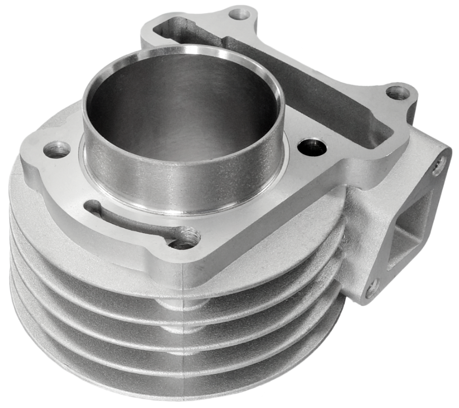 Cylinder głowica 80cc wałek tłok uszczelki popychacz GY6 skuter Barton Zipp