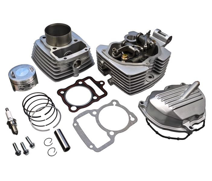 Cylinder + głowica 63,4mm z pokrywą zaworów chińskie quady 200 Bashan 200