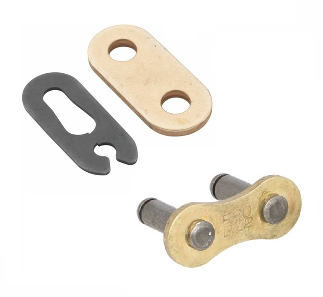 Zapinka ogniwo łączące złote DID CL 520DZ2 G&B-RJ