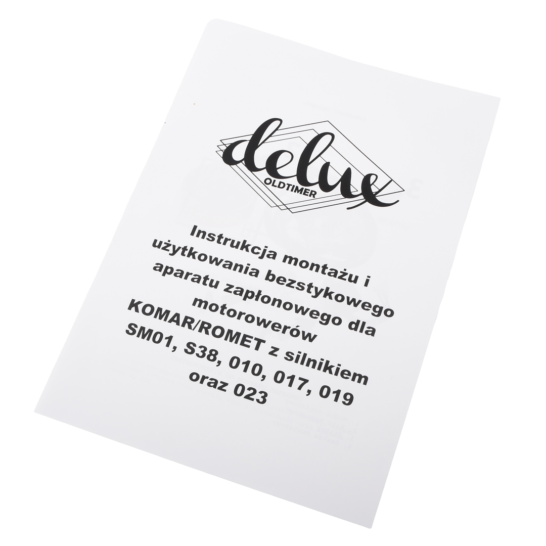 Zapłon bezstykowy CDI 12V Romet Komar Ogar 205 Kadet Pegaz polska instrukcja