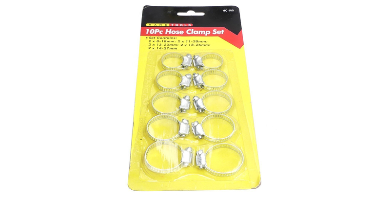 Opaska opaski ślimakowe 8mm-27mm zaciskowe 10 szt