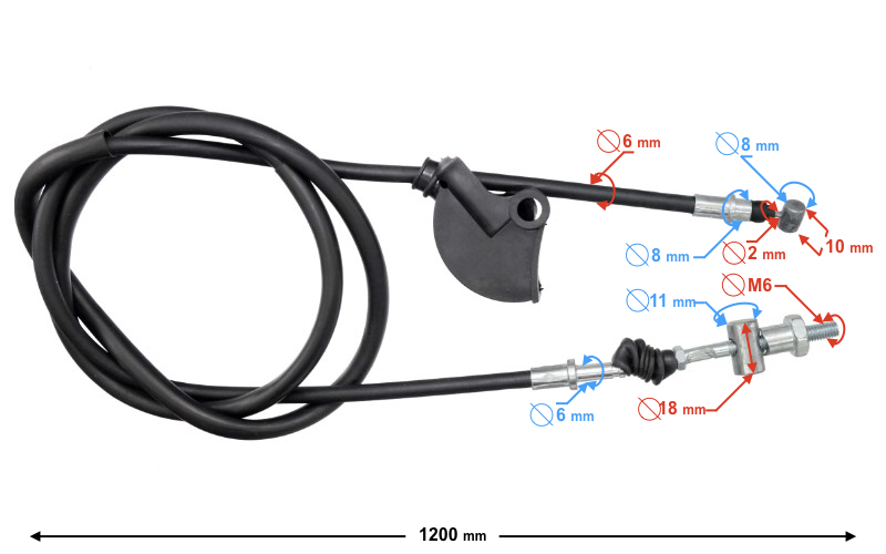 Linka hamulca przedniego do Barton Ranger Classic