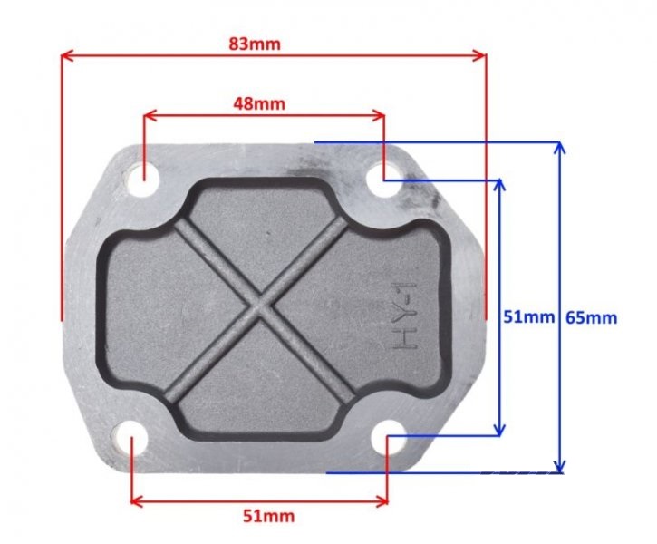 Pokrywa Głowicy Przód MRF140 Pit Bike Dirt