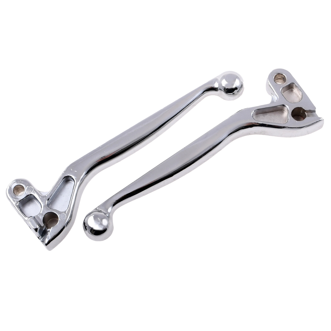 Dźwignie hamulca i sprzęgła aluminiowe chromowane Simson kpl DPR Classic