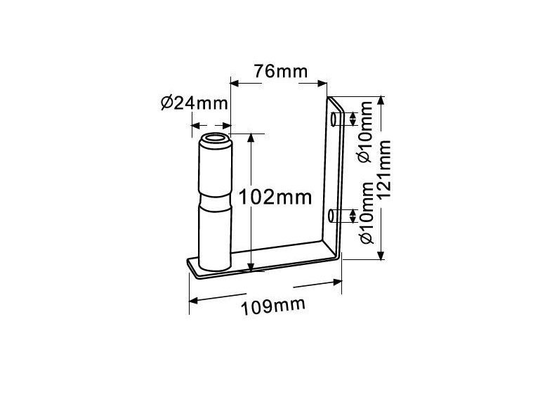 Trzpień Mocowanie Lampy Błyskowej Kogut Typ - U